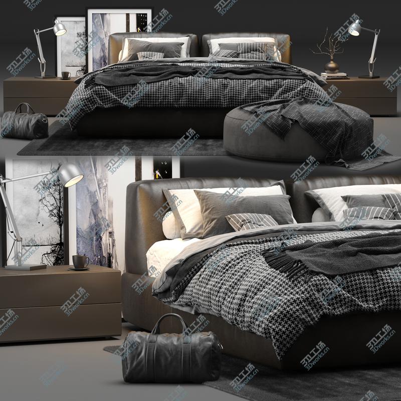 images/goods_img/20210319/Bed Colection 01 - (10 Items) 3D model/2.jpg